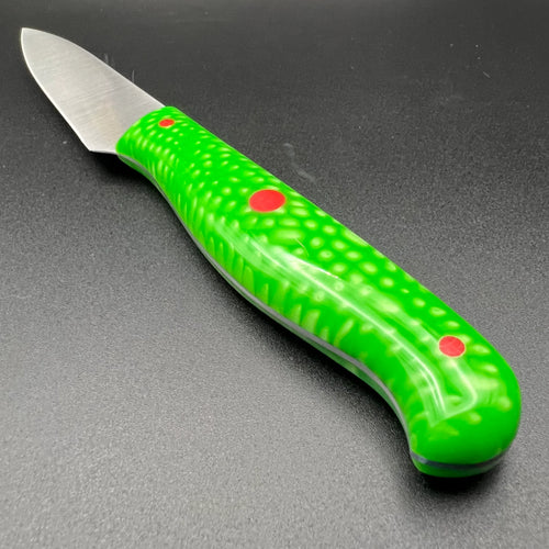 "3.5'' MT Paring Knife - Green Dragonscale Juma "