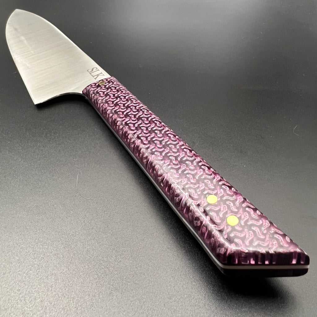 8" MT Chef Knife - 3D Printed Purple Gradient