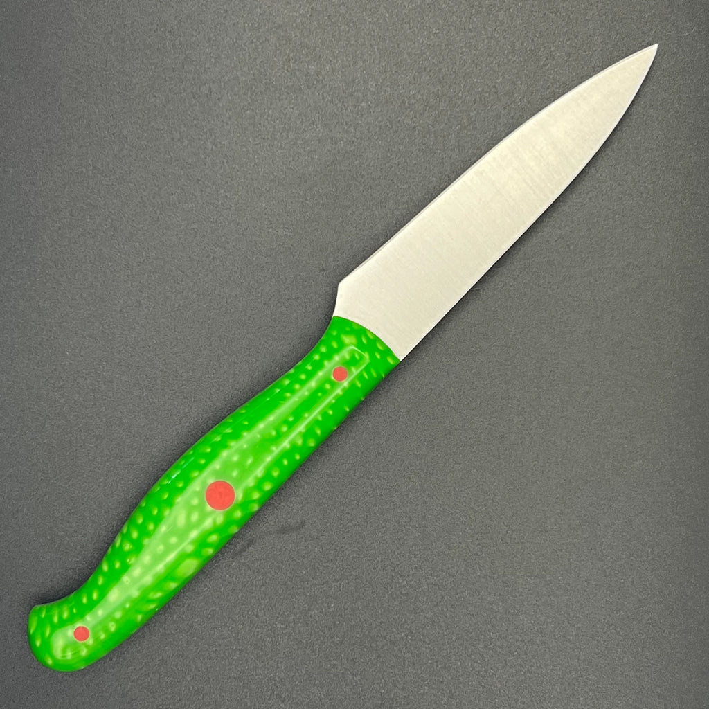"3.5'' MT Paring Knife - Green Dragonscale Juma "
