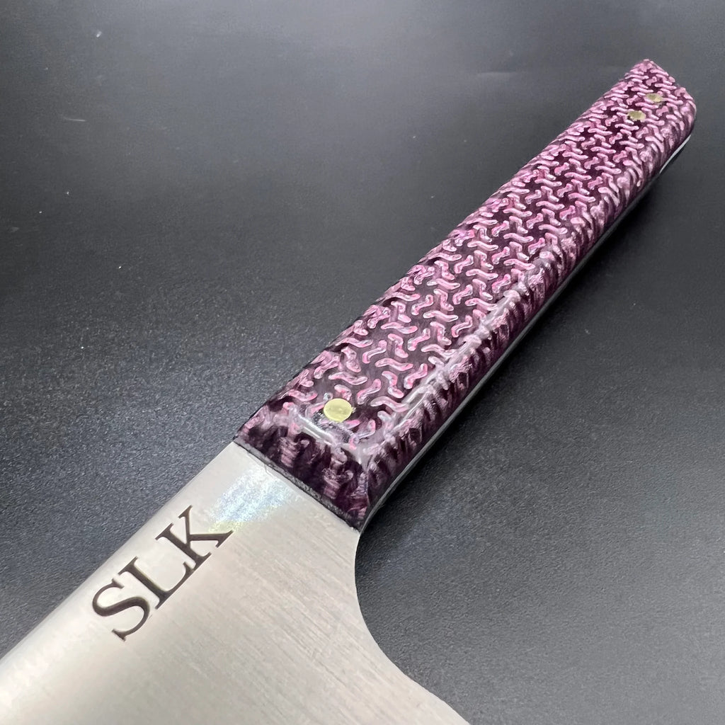 8" MT Chef Knife - 3D Printed Purple Gradient