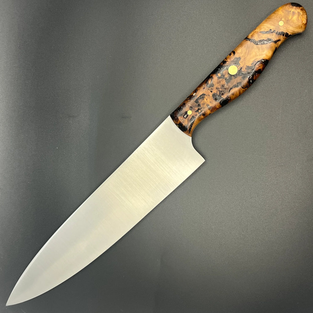 8" MT Chef Knife - Blackbutt Burl