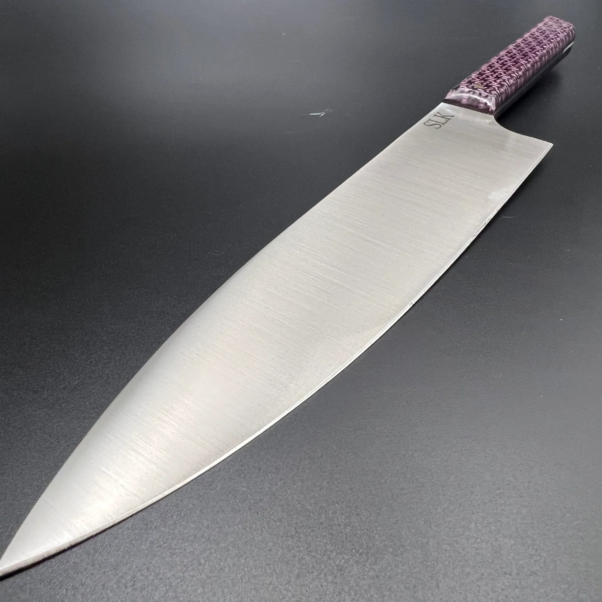 8" MT Chef Knife - 3D Printed Purple Gradient