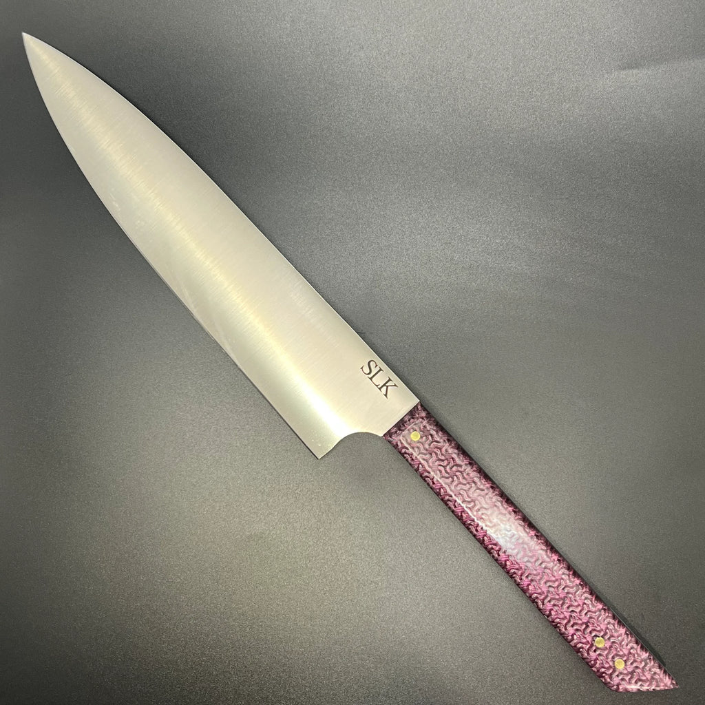 8" MT Chef Knife - 3D Printed Purple Gradient