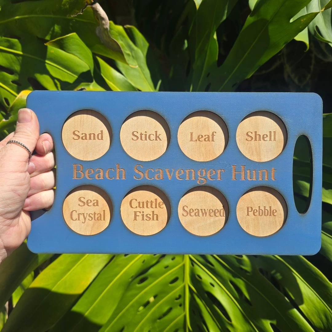 Nature & Beach Scavenger Hunt Boards