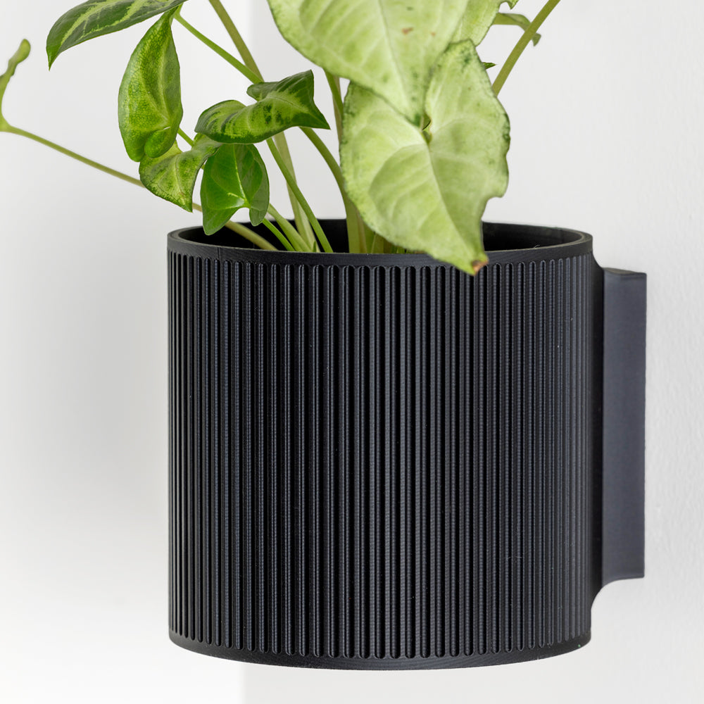 Vertical Ribbed Hive Wall Planter