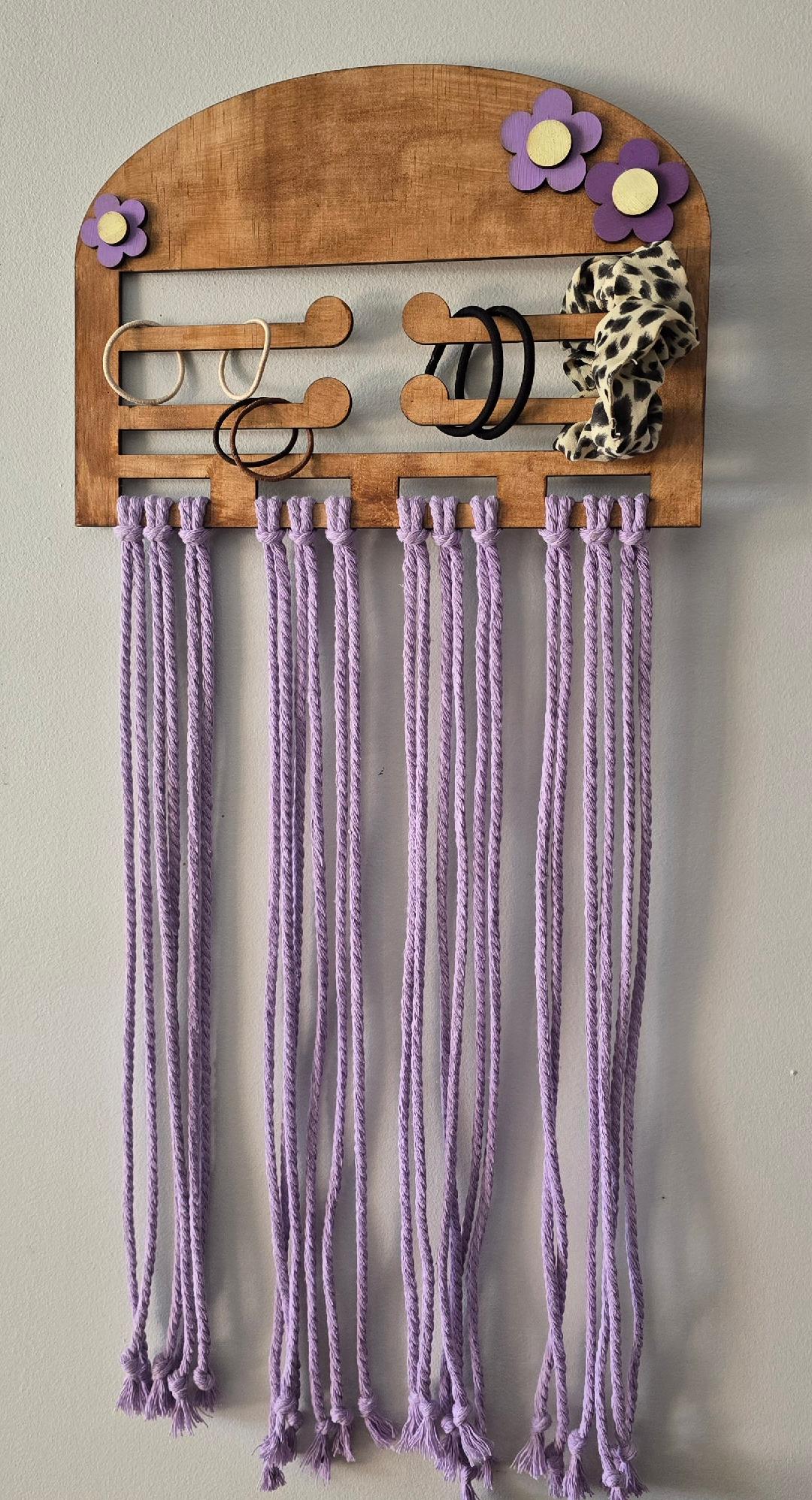 Wooden Hair Accessories Holder