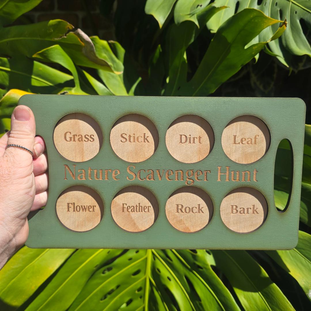 Nature & Beach Scavenger Hunt Boards