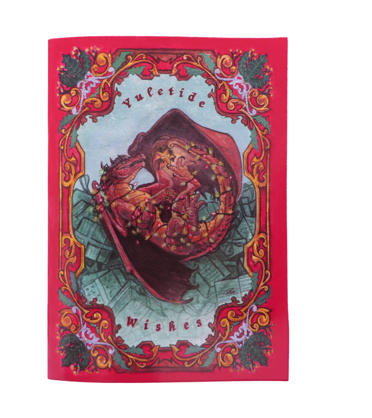 Dragon Festive Greeting Card