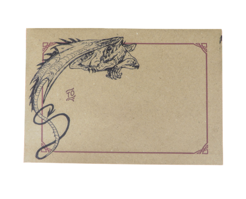 Dragon Festive Greeting Card