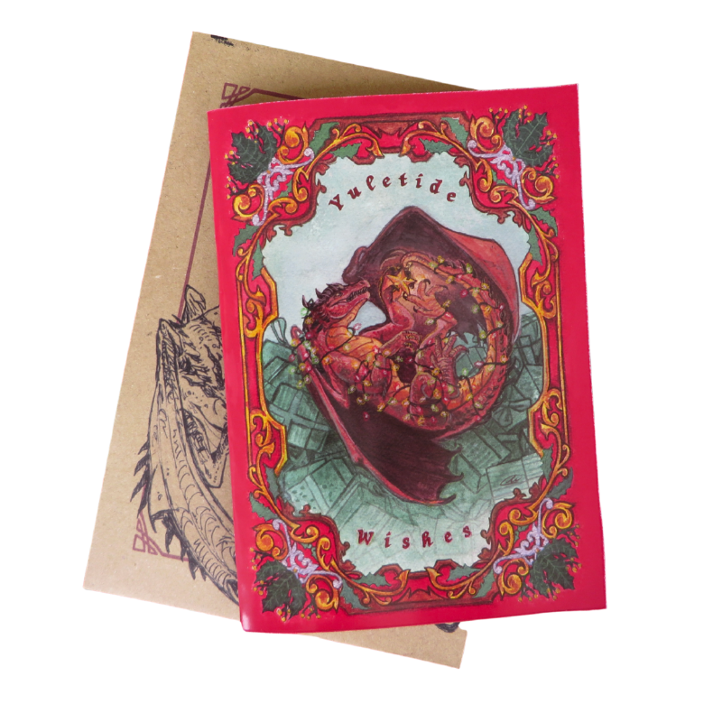 Dragon Festive Greeting Card