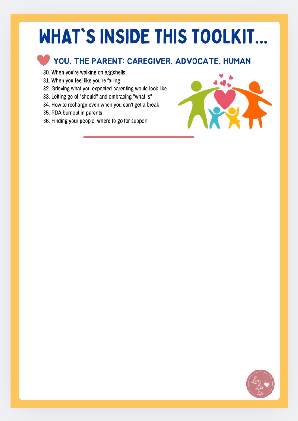PDA Parent and Carer Toolkit
