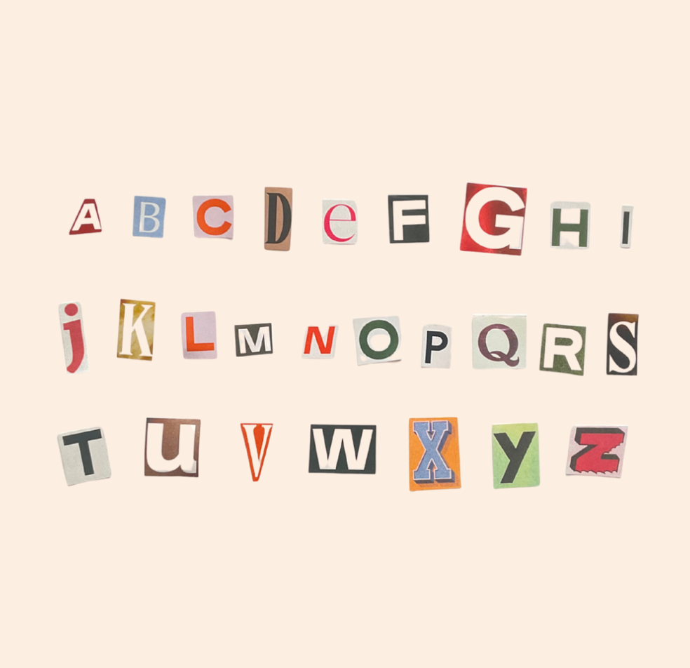 Junk Journal Alphabet Packs