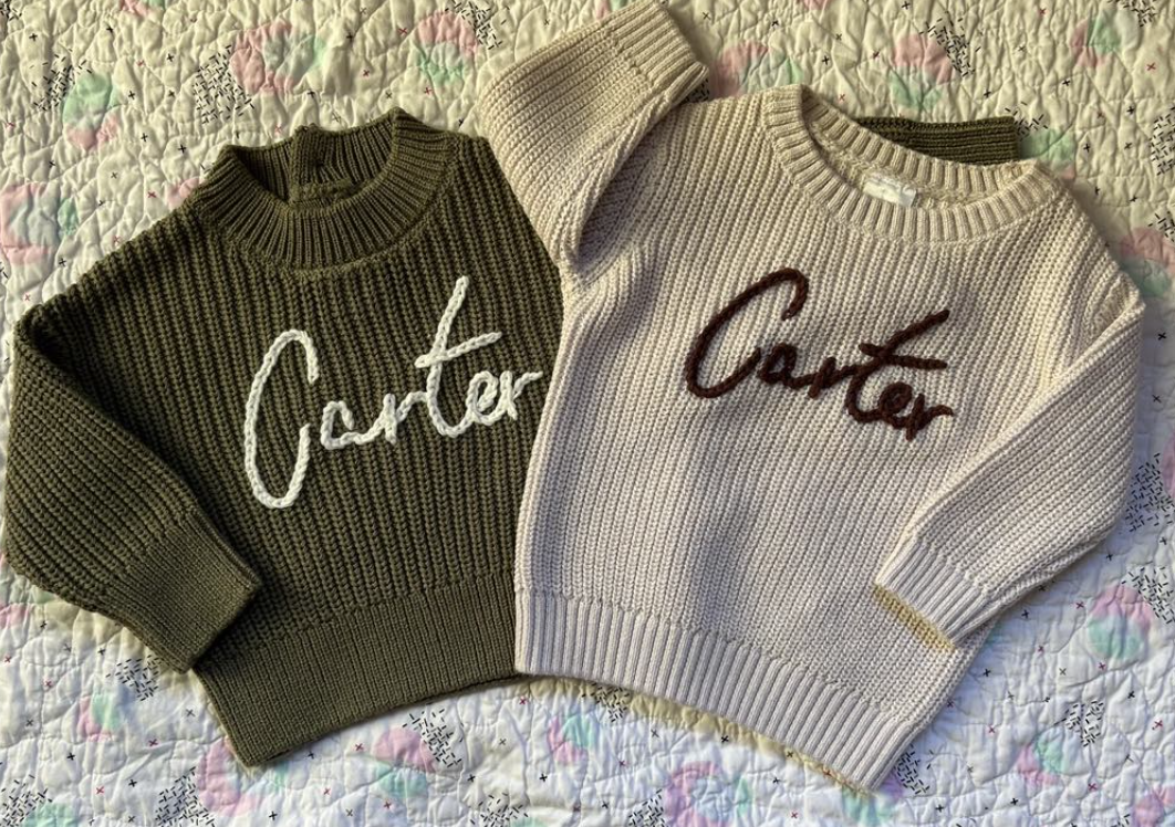 Personalised Jumper - 0-3 months/000