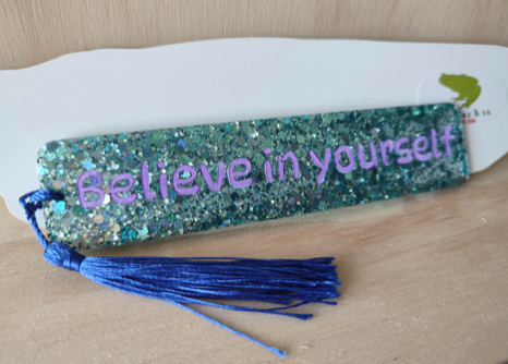 Believe in yourself bookmark