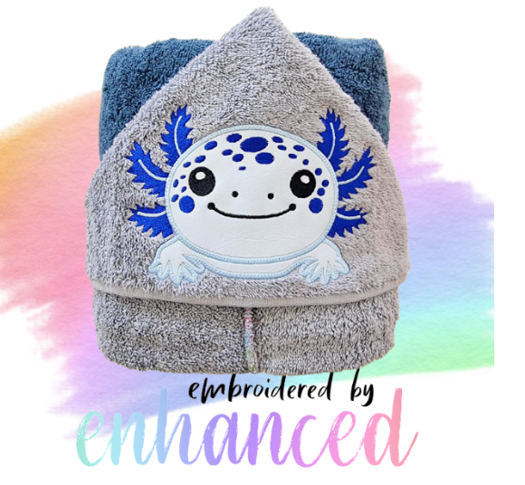 Axolotl Hooded Towel