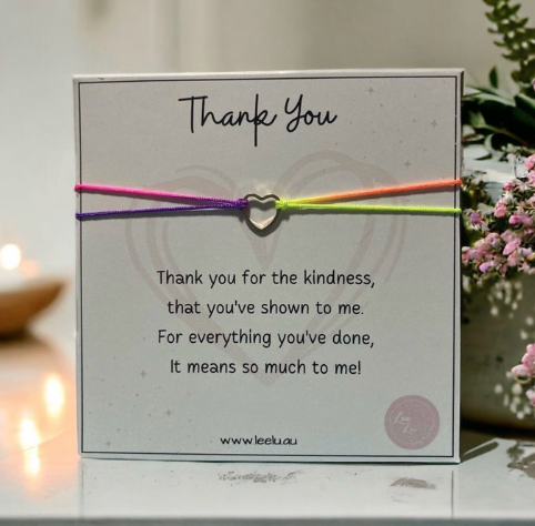 Thank You, Appreciation & Good Luck Bracelets