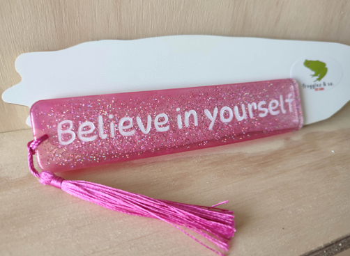 Believe in yourself bookmark