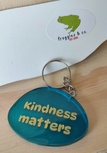 Kindness matters keyring