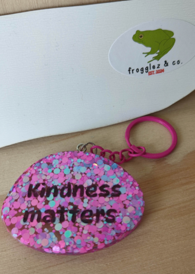 Kindness matters keyring