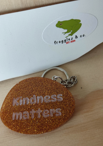 Kindness matters keyring
