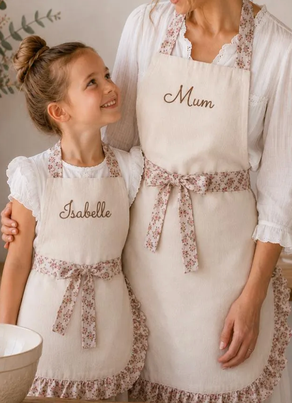 Briar Rose ladies' and girls' aprons - personalised option available